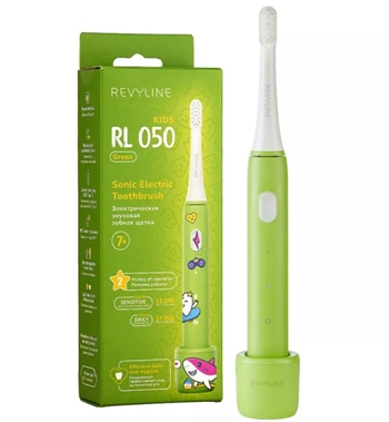 Электрическая зубная щетка Revyline RL050 Kids Green